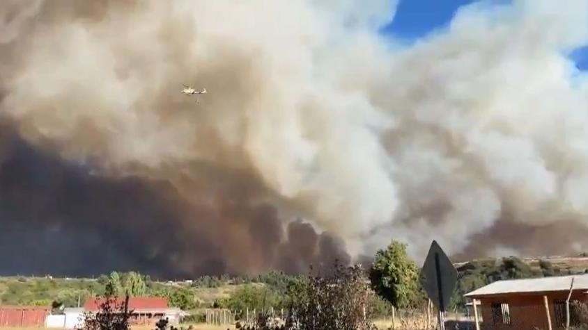 Senapred solicita evacuar sectores de la comuna de La Estrella, región de O'Higgins, por incendio forestal