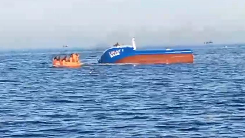 Embarcación pesquera se hunde en el Golfo de Arauco: tripulantes salvan ilesos