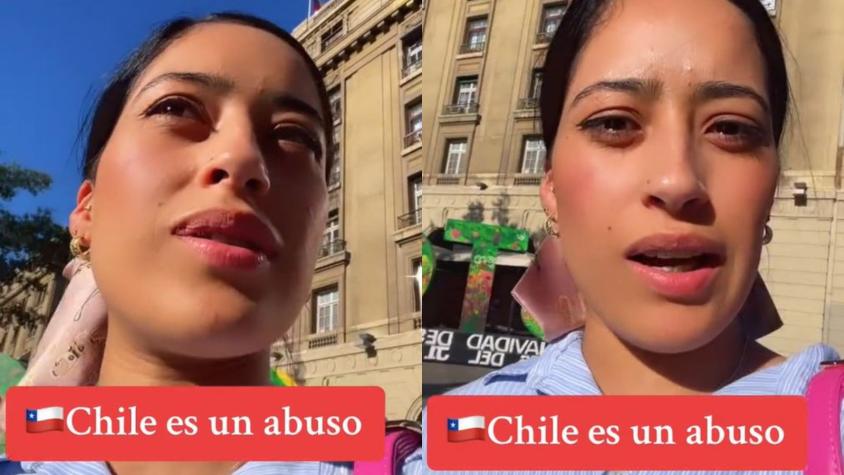 Ciudadana colombiana se viraliza al reclamar por leyes laborales de Chile: “Si falto un día me lo van a descontar”