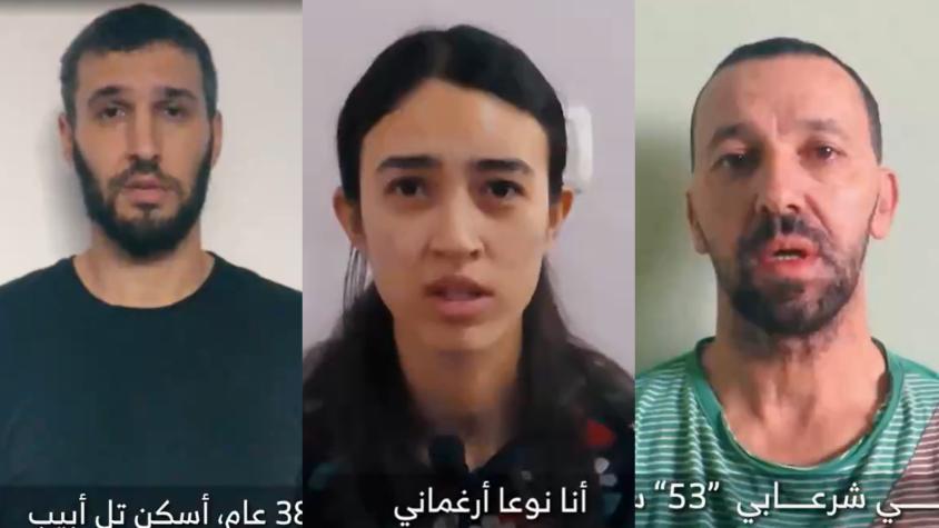 Hamás anuncia la muerte de dos rehenes israelíes en un video