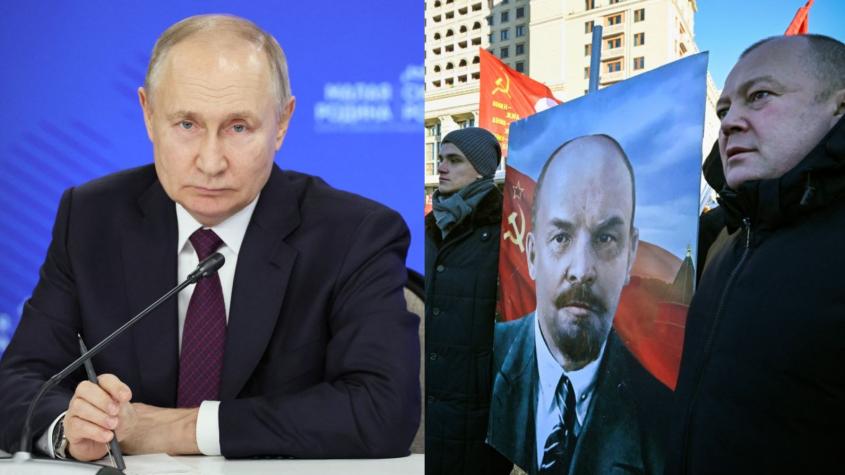 A 100 años de su muerte, los rusos olvidan a Lenin y Putin cuestiona su legado: Dijo que Lenin "inventó" Ucrania