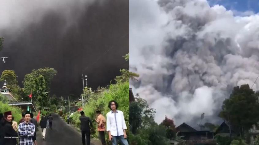 Por segunda vez en menos de un año: Volcán Merapi en Indonesia vuelve a entrar en erupción