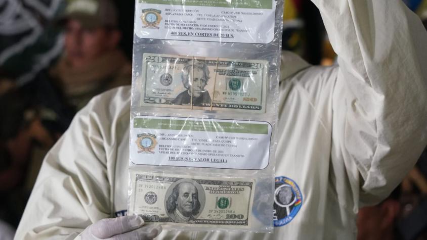 Bolivia investiga 1 millón de dólares en presunto "dinero narco" salido desde Iquique