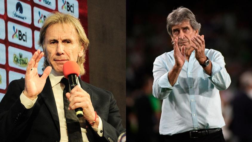 Ricardo Gareca llenó de elogios a Manuel Pellegrini durante su presentación: “Es un referente” 