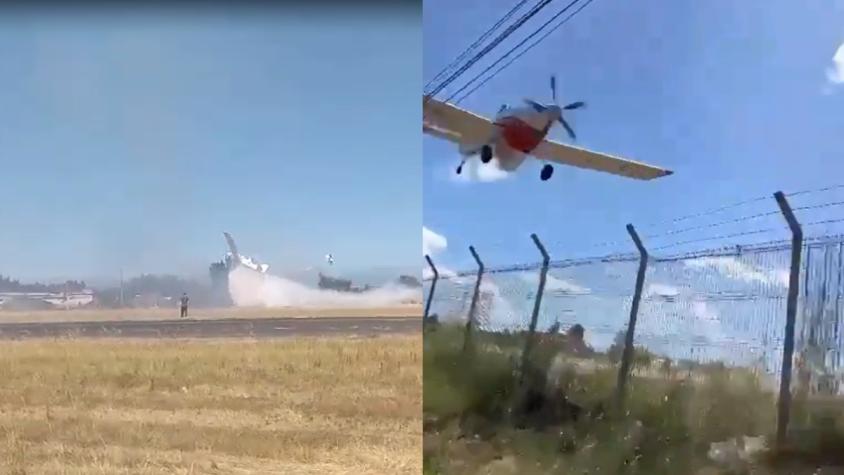 Accidente de avioneta en Talca: registros captan momento exacto de la caída de la aeronave