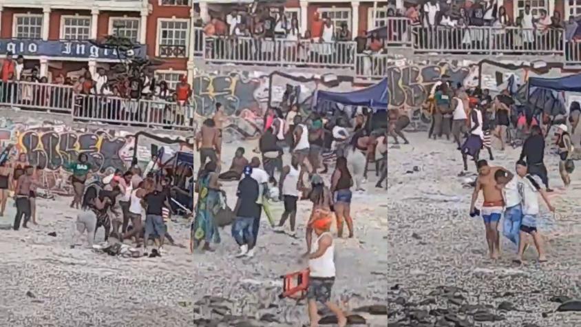 Captan violenta pelea en playa de Iquique tras celebración de Año Nuevo: Armada realizará denuncia de oficio