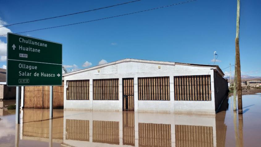 Fuertes lluvias y tormentas eléctricas provocan daños en Colchane 