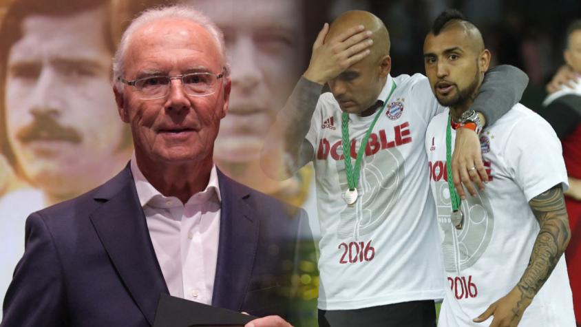 Muere Franz Beckenbauer: el día en que el káiser criticó a Arturo Vidal (y la defensa de Guardiola)
