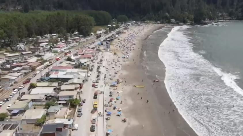 Por fin vacaciones: Colcura es una playa bella y escondida en Concepción