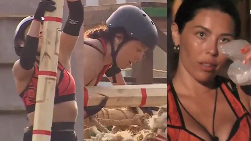 El fuerte accidente en el rostro que sufrió Daniela Aránguiz en la competencia por equipos en 'Tierra Brava'