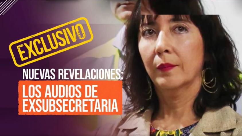 Caso Convenios: Reportajes T13 mostrará nuevos audios de la subsecretaria Rojas este lunes