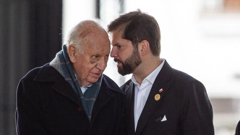 “Aprender de su experiencia ha sido beneficioso”: Presidente Boric saluda a Ricardo Lagos en su retiro de la vida pública