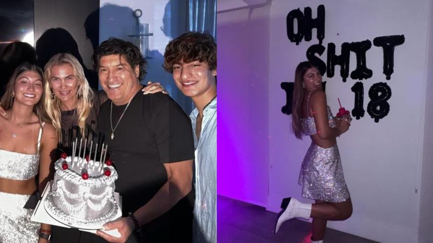 Hija de Iván Zamorano y María Alberó cumplió 18 años: así fue la gran celebración y la espectacular torta