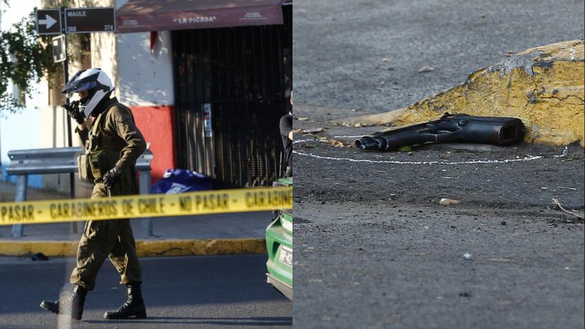 Carabinero mata a asaltante en Santiago: policía resultó herido