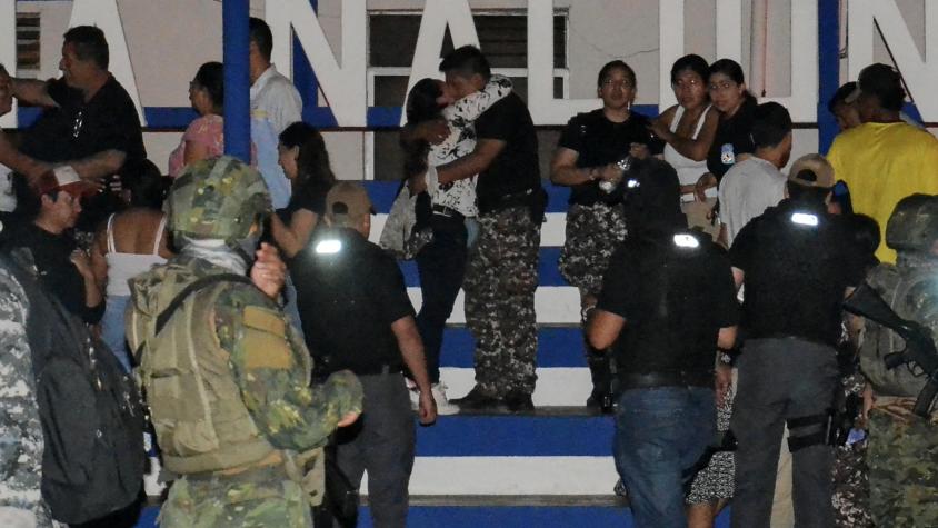 Rehenes retenidos en cárceles de Ecuador fueron todos liberados