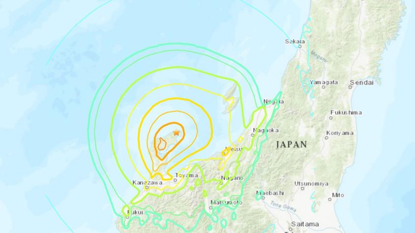 Terremoto 7,5 en Japón: alerta de tsunami en el centro del país asiático
