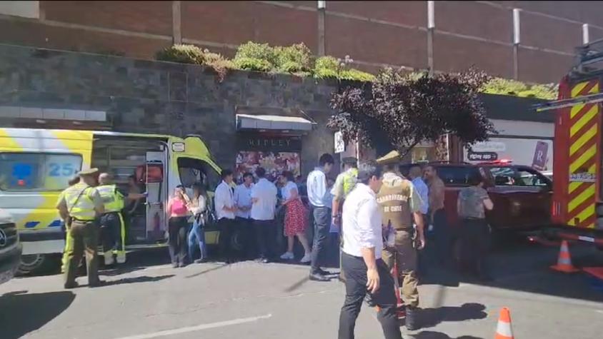 Emergencia química en Mall Marina de Viña del Mar: Hay 31 personas intoxicadas