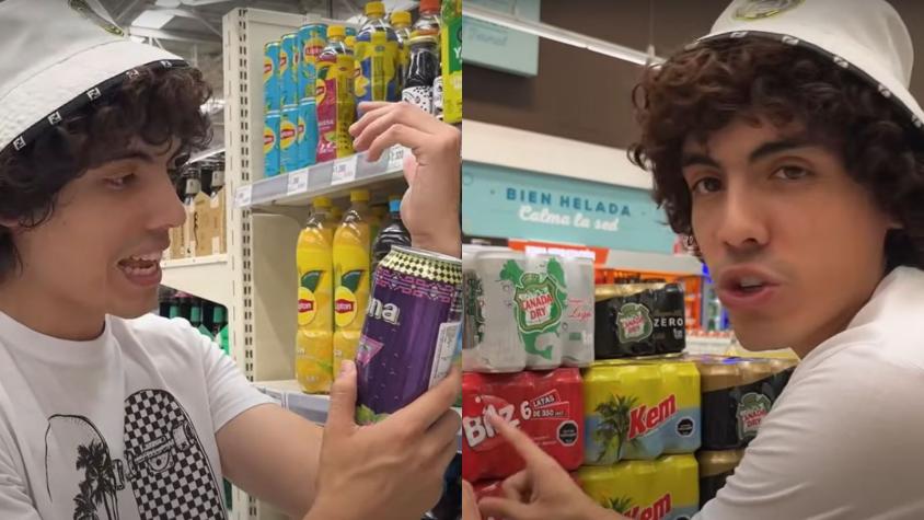 Youtuber colombiano se sorprendió al visitar supermercado en Chile: Conoce los productos que más le llamó la atención