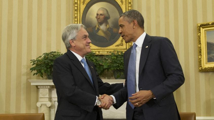 Fotógrafo de Barack Obama publica recordada imagen de Sebastián Piñera en la Casa Blanca