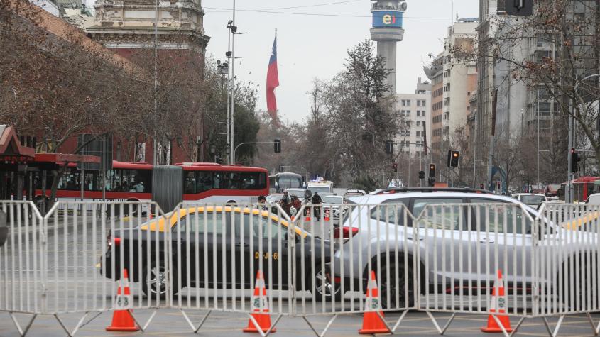 Revisa los desvíos de tránsito en Santiago por el Funeral de Estado del expresidente Piñera