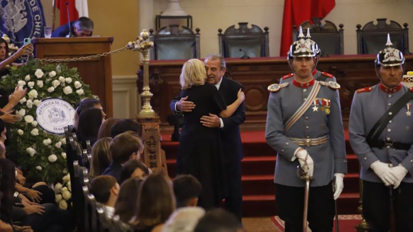 Eduardo Frei en funeral del expresidente Piñera: "Hasta el final de su vida mantuvo vivo su interés por Chile"