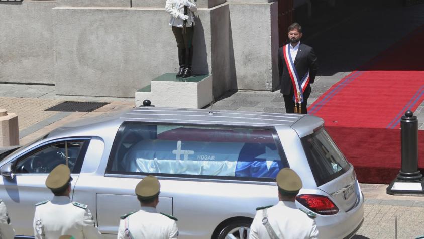Así fue el último homenaje a Sebastián Piñera en La Moneda: Fue encabezado por el Presidente Boric