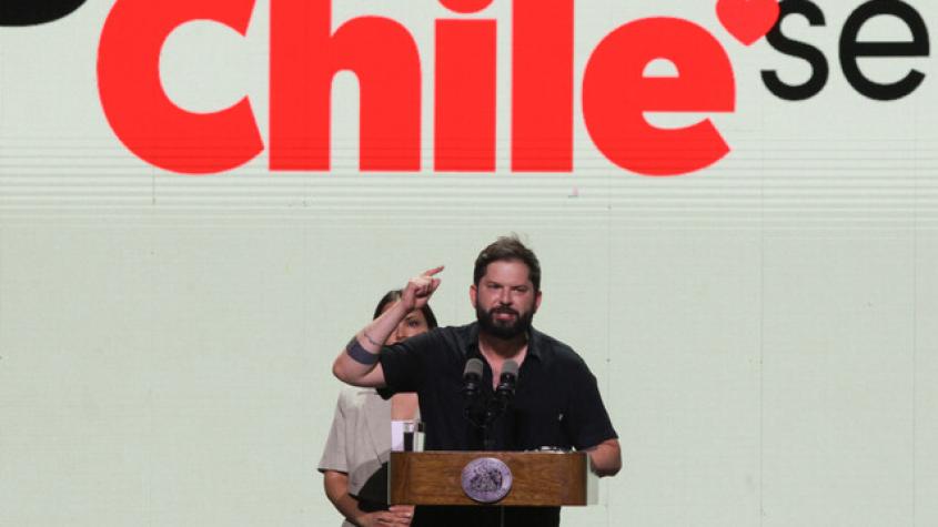 El emotivo discurso del Presidente Boric en "Juntos Chile se levanta": "Vamos a salir juntos adelante"