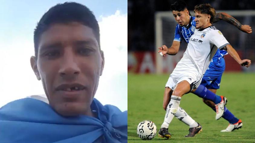 Hincha de Godoy Cruz viajó a pie desde Mendoza a Santiago por duelo ante Colo Colo: Tuvo problemas en aduana por pirotecnia 