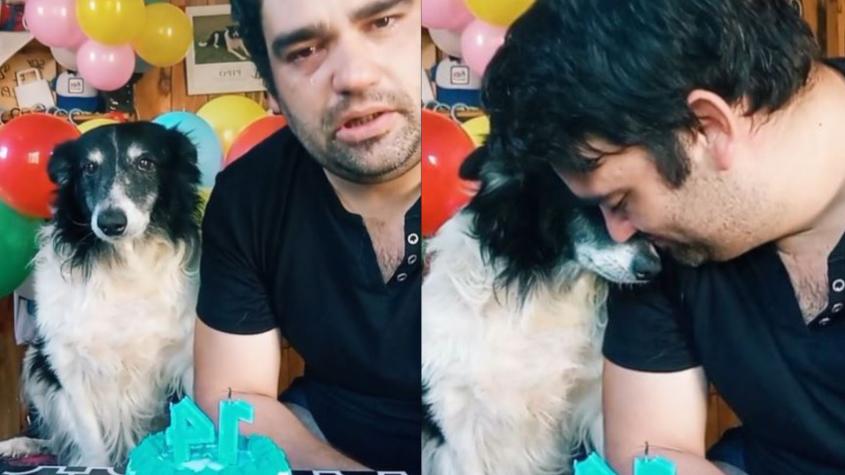 Celebración de cumpleaños 14 de un perrito motoquero saca lágrimas: “No existe amor más puro y leal”