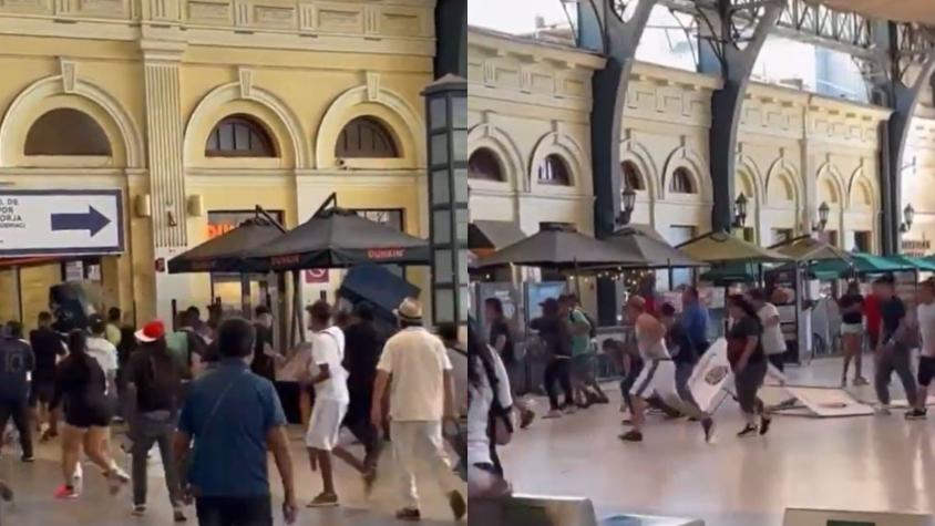  [VIDEO] Vendedores ambulantes protagonizan incidentes con guardias en Estación Central