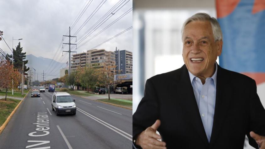 Las Condes anunció iniciativa para renombrar avenida como "Presidente Sebastián Piñera"