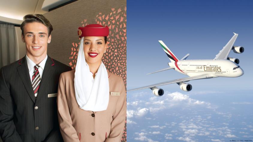 Emirates busca tripulantes de cabina en Chile con sueldo cercano a los $3 millones: ¿Cómo postular?