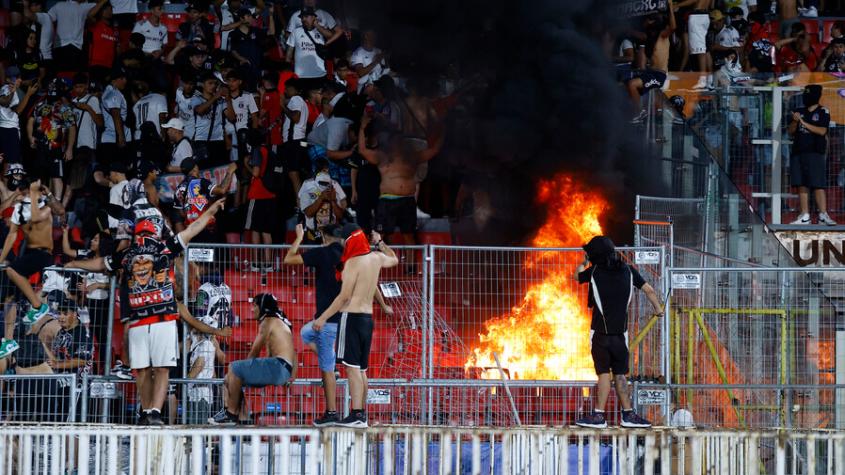 Fiasco en el Estadio Nacional: Suspenden Colo Colo vs Huachipato por graves incidentes