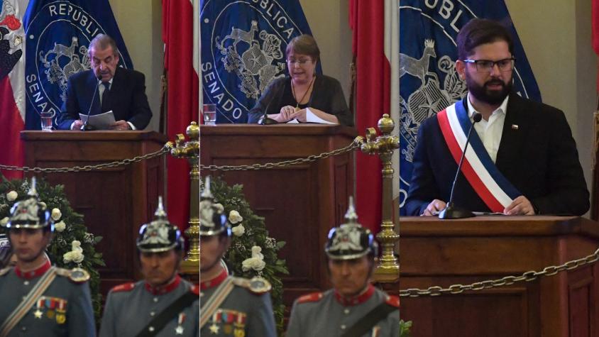Boric, Bachelet y Frei: Revisa los discursos de los presidentes en el funeral de Sebastián Piñera