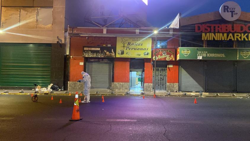Más de 25 disparos: Balacera en Estación Central deja a cinco personas heridas