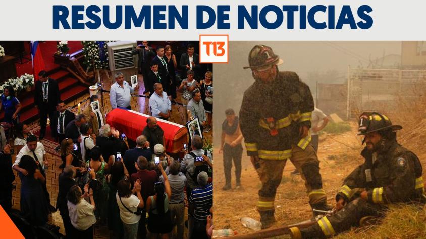 Resumen de noticias 8 de febrero: Activan Fondo Nacional de la Reconstrucción por incendios en Valparaíso