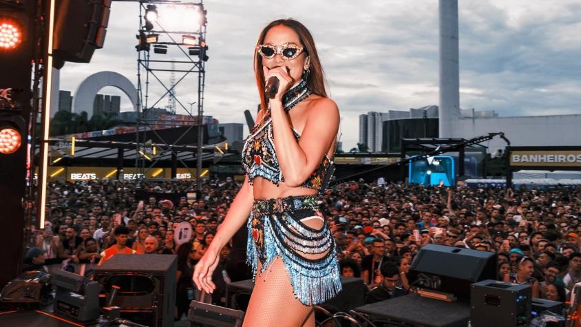 Anitta reveló cuál es la cábala que realizará antes de su show en el Festival de Viña 2024