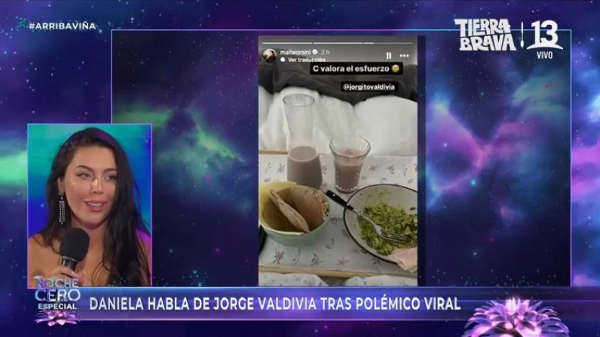 Daniela Aránguiz se refirió al desayuno de Valdivia a Orsini: "A mí a la cama me llevan para otras cosas"