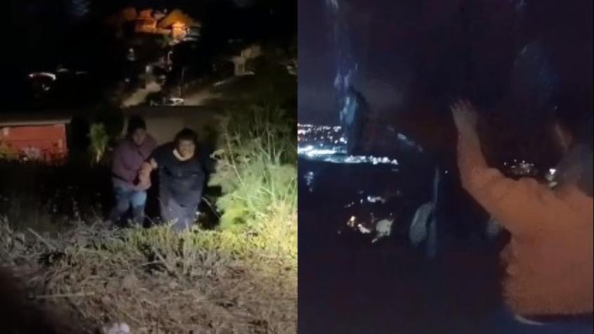 Mujer cayó a quebrada mientras se balanceaba en "Columpio de los deseos" en Lota