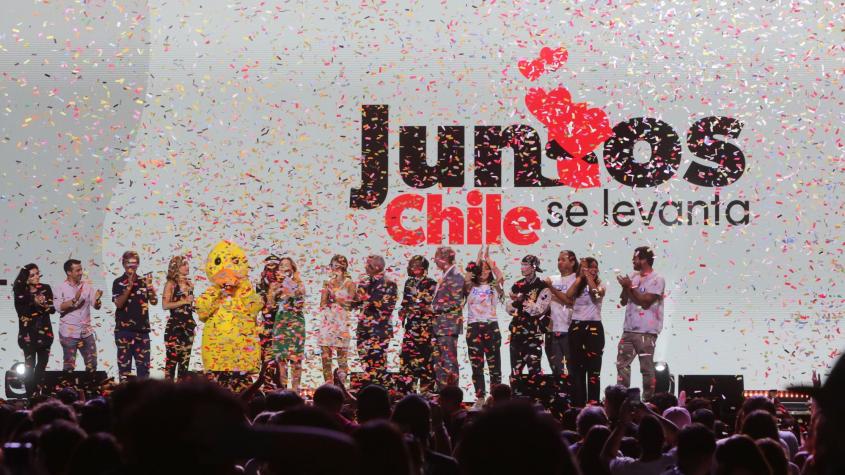 ¡Cómputo final!: 'Juntos, Chile se Levanta' reunió más de 5 mil millones de pesos 