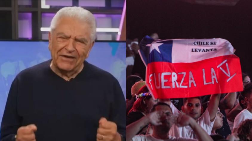 La especial e inesperada aparición de Mario Kreutzberger en 'Juntos Chile se Levanta': "¡Vamos chilenos!"