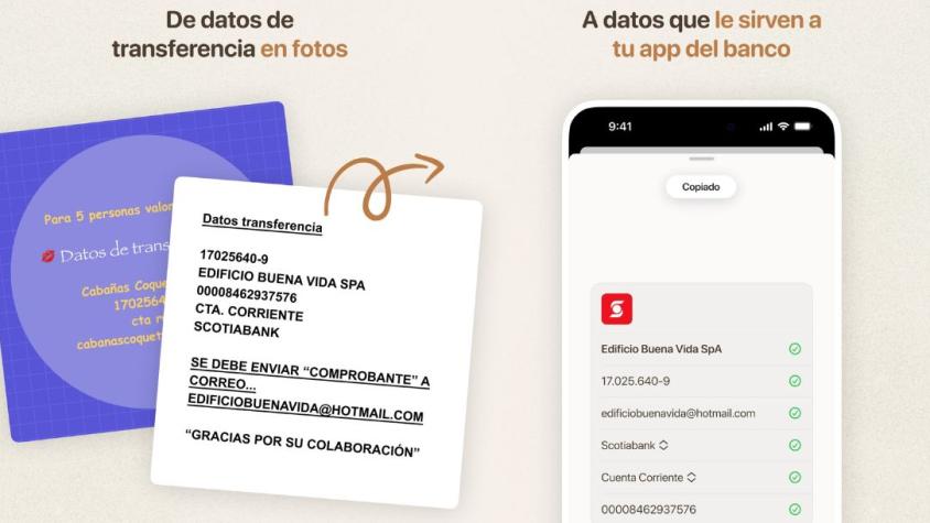 Desarrolladora chilena lanza app que facilita las transferencias bancarias