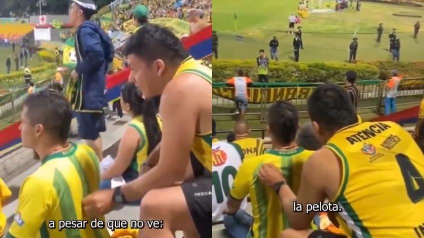 “Quiero que sienta el fútbol en la espalda”: Joven se viraliza por forma “relatar” partido a su amigo con discapacidad visual