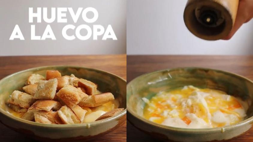 "Nunca he comido eso": Tiktoker peruano genera debate en redes con preparación "a la chilena" del huevo a la copa  