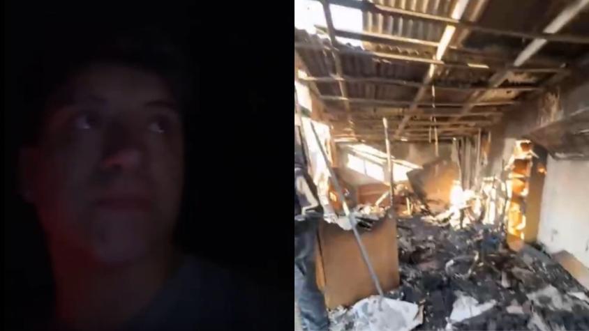 Streamer chileno perdió su casa por incendios forestales en Viña del Mar: “Vamos a salir de esta”