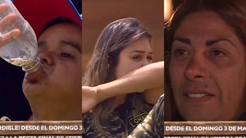 Participantes toman su propia orina y los Cara a Cara tienen un gran cambio: mira el segundo spoiler de 'Tierra Brava'