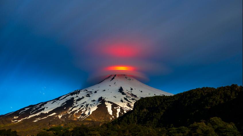 Reportan actividad sísmica en el volcán Villarrica: Se mantiene la alerta amarilla