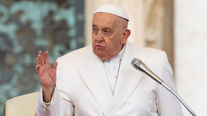 Papa Francisco cancela a último minuto su participación en el Vía Crucis