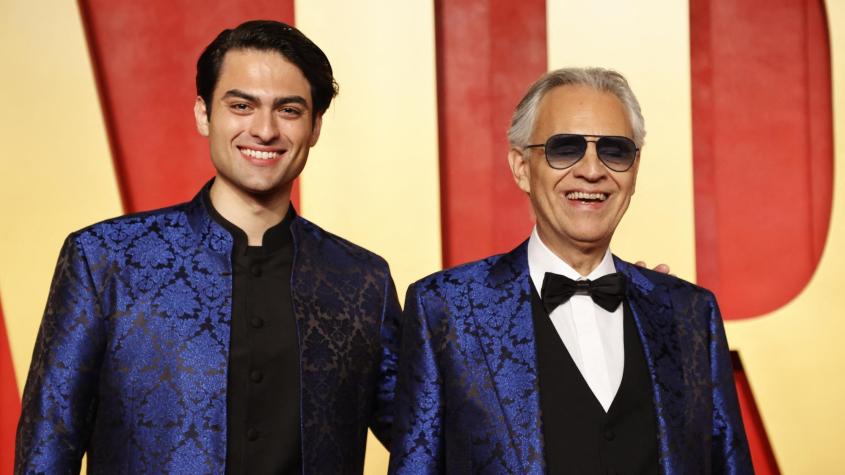 Andrea y Matteo Bocelli recordaron Viña 2024 en los Premios Oscar: “Una experiencia increíble”