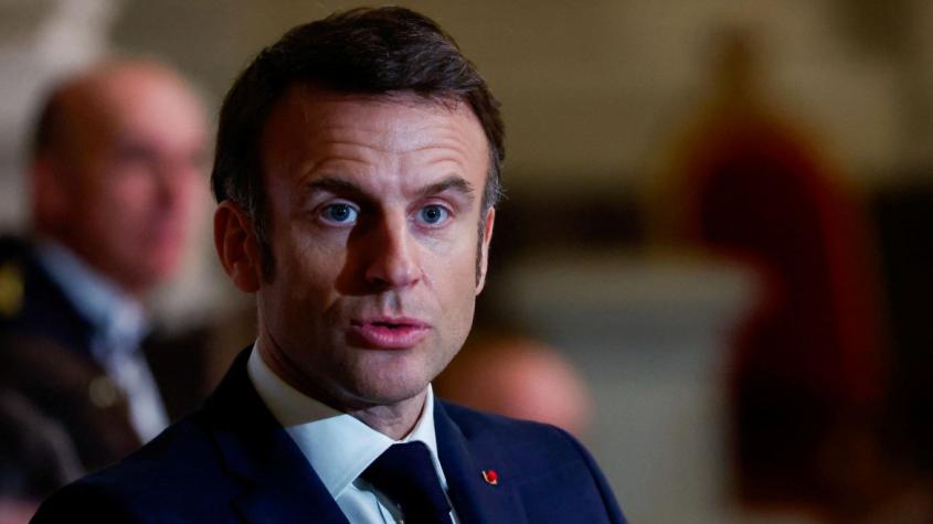 Presidente de Francia por guerra entre Rusia y Ucrania: "Debemos decir que estamos dispuestos a responder"